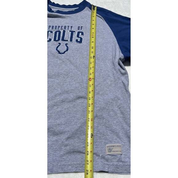 Indianapolis Colts T Shirt NFL Gridiron Classics Reebok XL Stitched Logo Long - Picture 8 of 8